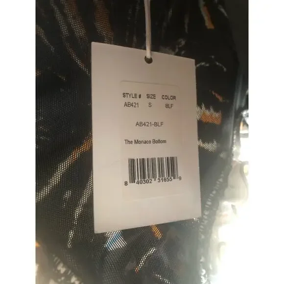 NEW Andie The Monaco Bottom Black Size Small - Picture 5 of 7